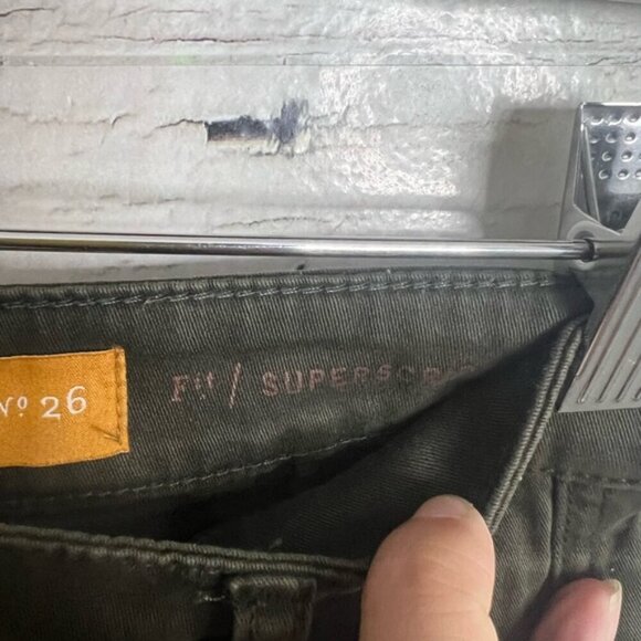 Anthropologie Pilcro and the Letterpress Size 26 Green Fit Superscript Pants - Picture 4 of 8